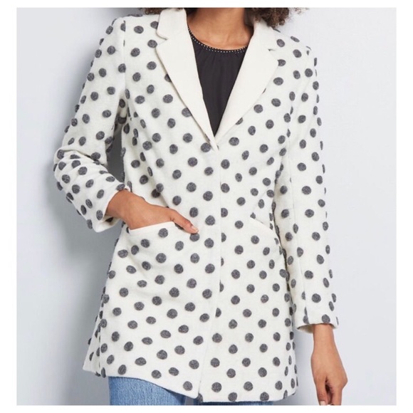 HP 💫WOOL Coatigan MODCLOTH Salient Style Coat - Picture 3 of 13